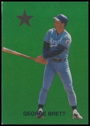 1989 Broder Major League Superstars (unlicensed) 16 George Brett